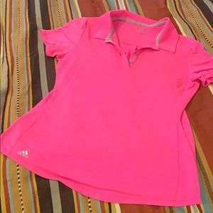 Ladies golf polo shirt.